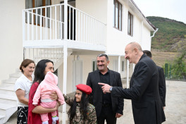 President Ilham Aliyev visited Seyidbeyli village in Khojaly district