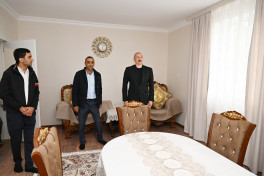 President Ilham Aliyev visited Dashbulag village in Khojaly district