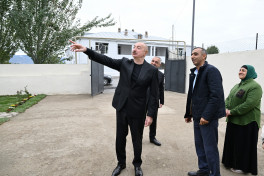 President Ilham Aliyev visited Dashbulag village in Khojaly district