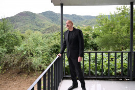 President Ilham Aliyev visited Badara village in Khojaly district