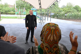 President Ilham Aliyev met with residents of Badara, Dashbulag, Seyidbayli and Shushakand villages of Khojaly-PHOTO -UPDATED 
