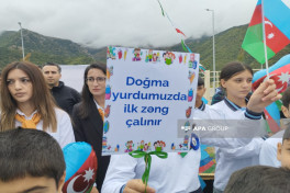 First Bell rings in Kalbajar as school reopens after liberation -PHOTO 