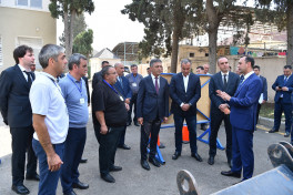 Inspection of water supply of Ganja city held in connection with III CIS Games
