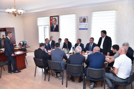 Inspection of water supply of Ganja city held in connection with III CIS Games