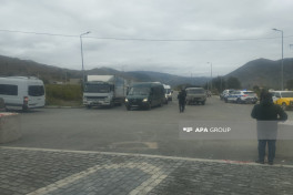 Azerbaijan's next relocation convoy arrived in Kalbajar city , families receive their house keys -VIDEO  -UPDATED-1 