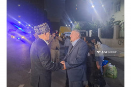 Azerbaijan's next relocation convoy arrived in Kalbajar city , families receive their house keys -VIDEO  -UPDATED-1 