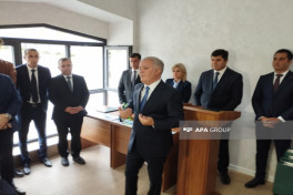 Azerbaijan's next relocation convoy arrived in Kalbajar city , families receive their house keys -VIDEO  -UPDATED-1 