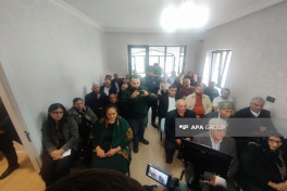 Azerbaijan's next relocation convoy arrived in Kalbajar city , families receive their house keys -VIDEO  -UPDATED-1 