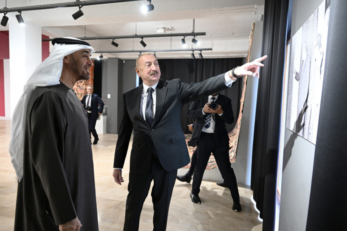 Presidents of Azerbaijan and the United Arab Emirates visited Shusha Branch of National Carpet Museum