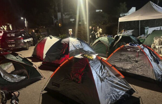 Hostages' families set up tents outside Israeli PM's residence: 'Distance from Gaza has never been greater'