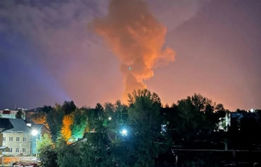 Ukrainian strike sets Russia's Saratov oil refinery ablaze, military reports