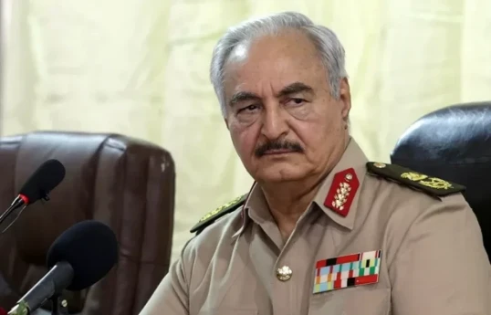 Khalifa Haftar, the de facto leader of eastern Libya