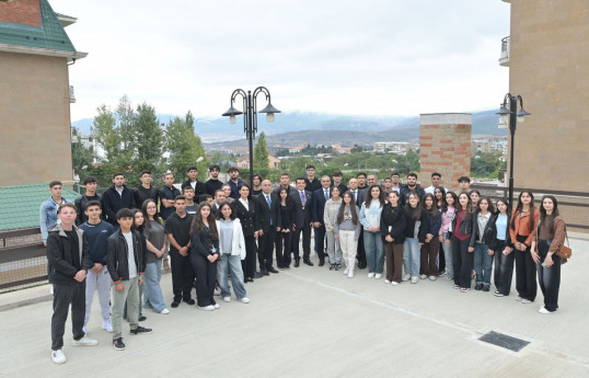 ICESCO Director-General visited Shusha School No. 1 and Karabakh University