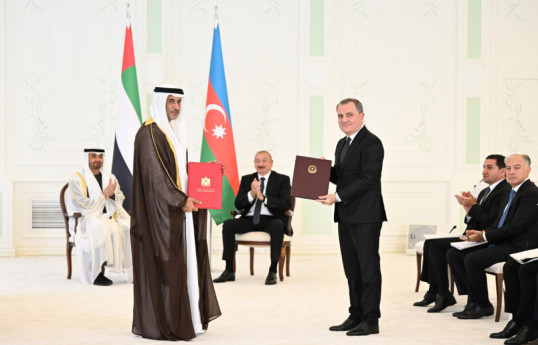 Azerbaijan, UAE sign Joint Declaration on Comprehensive Strategic Partnership