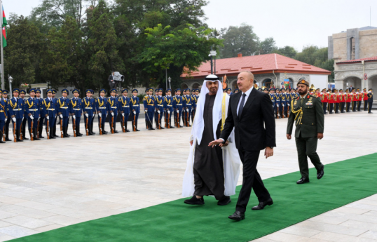 President Ilham Aliyev made post on his meeting with UAE President -VIDEO 