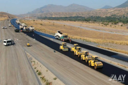 Construction of Horadiz–Jabrayil–Zangilan–Aghband road reaches 95% completion