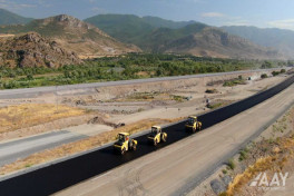 Construction of Horadiz–Jabrayil–Zangilan–Aghband road reaches 95% completion