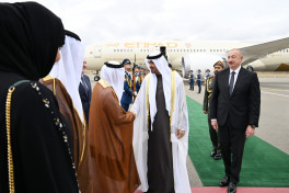 President of United Arab Emirates arrives in Azerbaijan for official visit