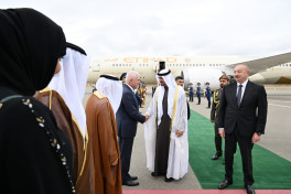 President of United Arab Emirates arrives in Azerbaijan for official visit