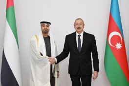 Official welcome ceremony was held for President of United Arab Emirates in Shusha