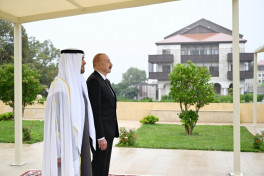 Official welcome ceremony was held for President of United Arab Emirates in Shusha