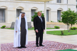 Official welcome ceremony was held for President of United Arab Emirates in Shusha