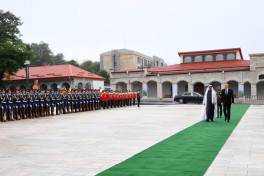 Official welcome ceremony was held for President of United Arab Emirates in Shusha