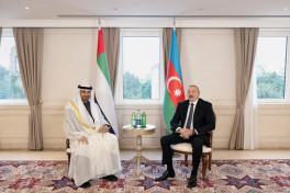 Official welcome ceremony was held for President of United Arab Emirates in Shusha