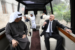 Presidents of Azerbaijan and the United Arab Emirates visited Shusha Branch of National Carpet Museum