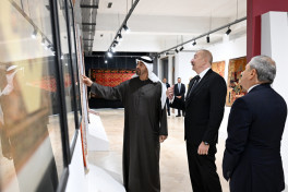Presidents of Azerbaijan and the United Arab Emirates visited Shusha Branch of National Carpet Museum