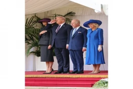 British King welcomes Trump with official ceremony