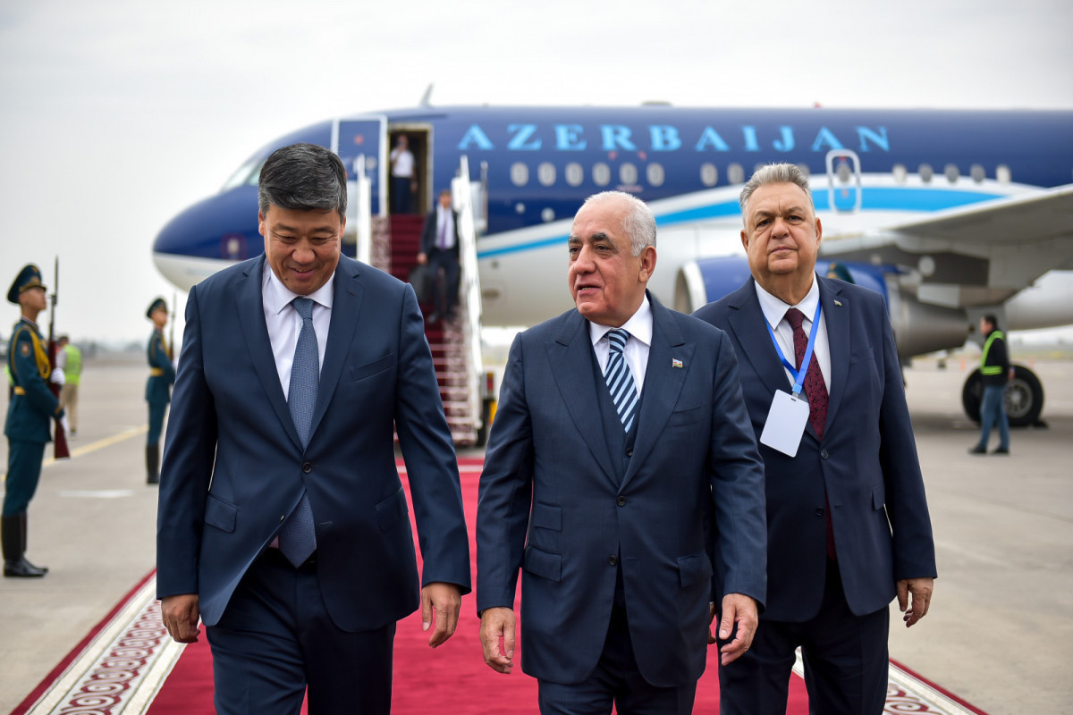 Azerbaijan’s Prime Minister visits to Kyrgyzstan for OTS meeting-UPDATED 