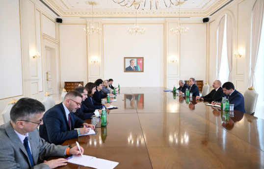 President Ilham Aliyev received European Commissioner for Enlargement