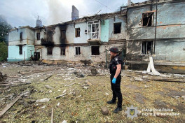 Russian army bombs Kostyantynivka, 5 killed