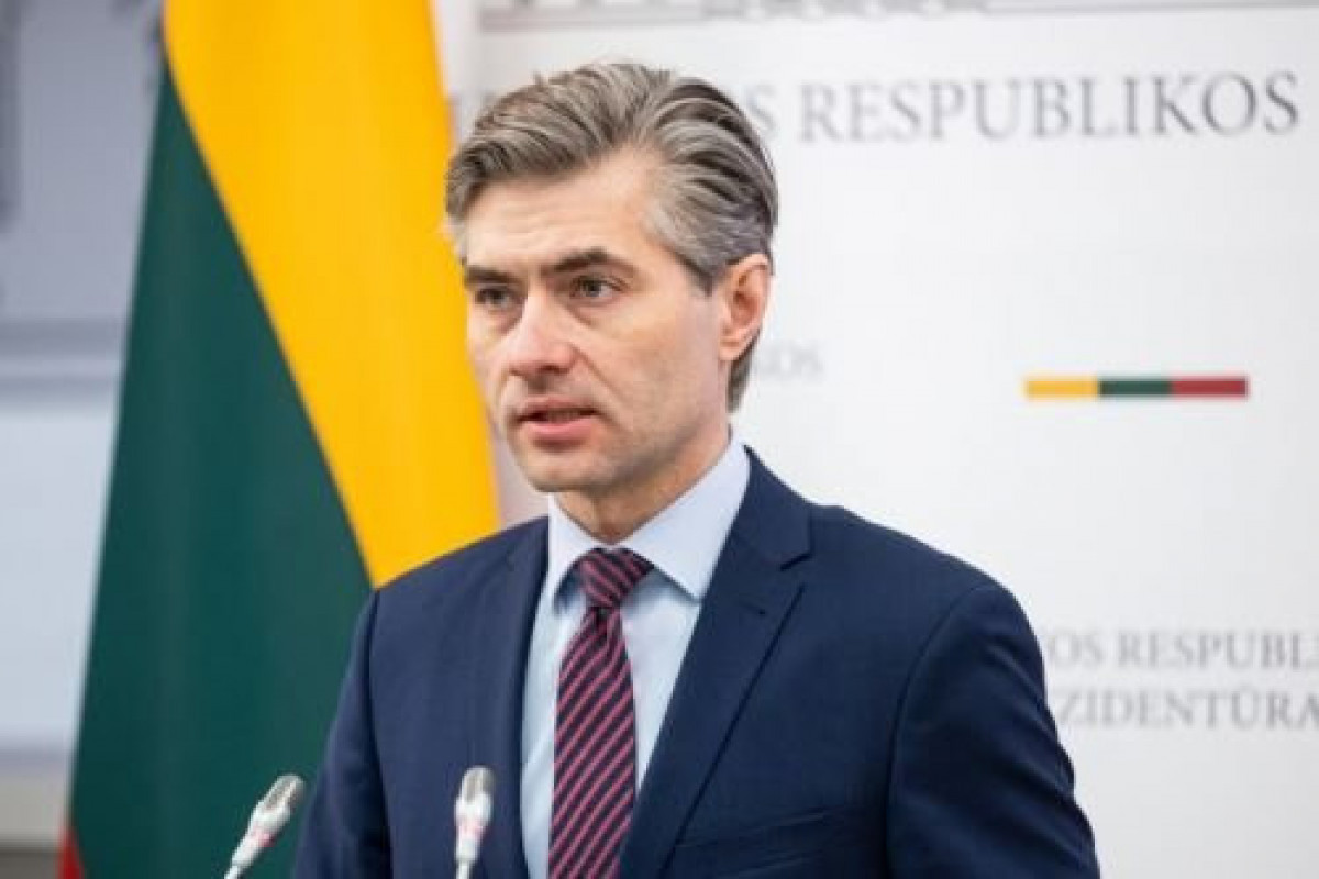 Lithuanian foreign minister arrives in Kyiv