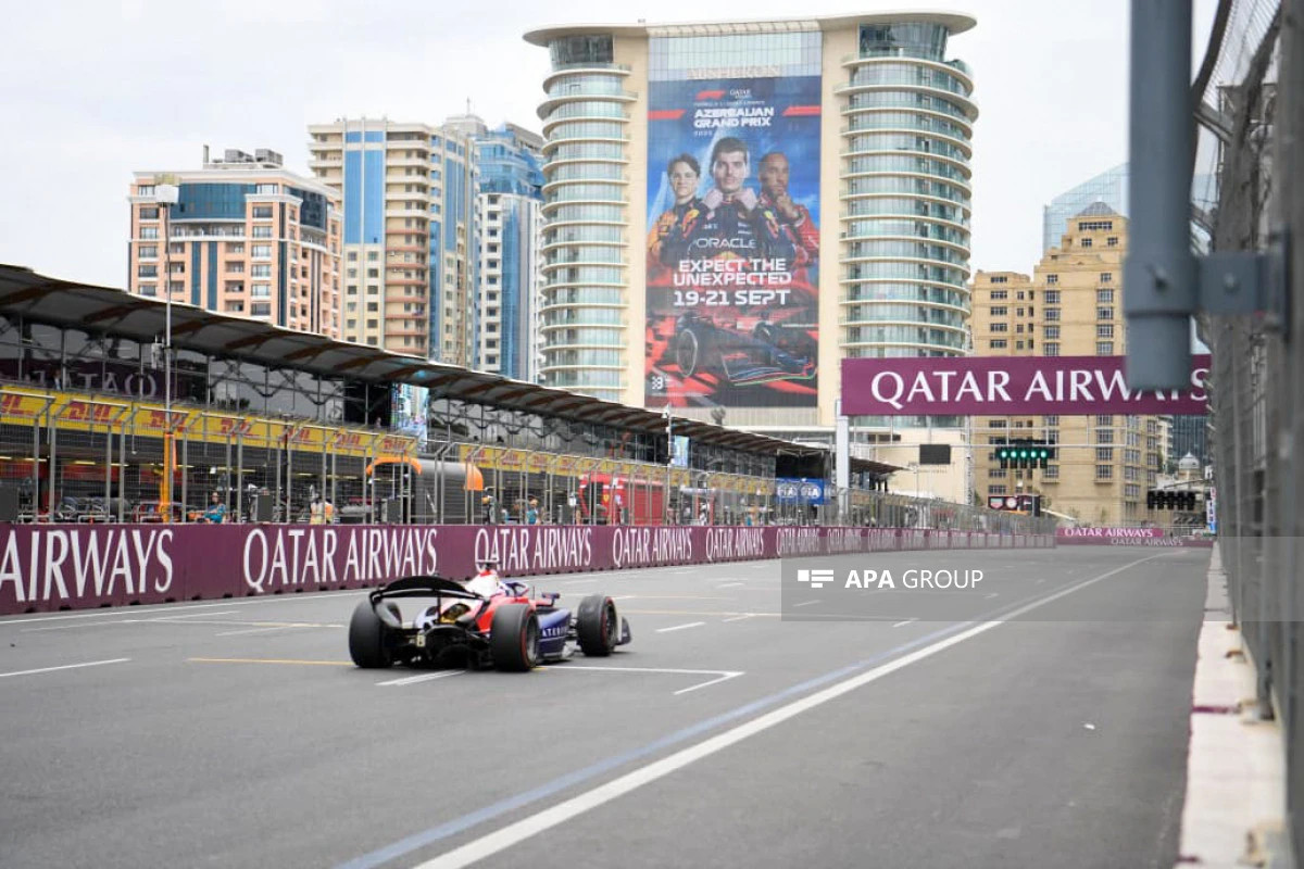 Second practice session held at Azerbaijan Formula 1 Grand Prix