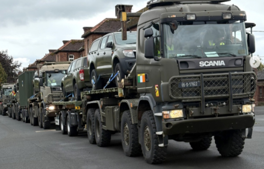 Ireland donates 34 vehicles, three demining robots to Ukraine