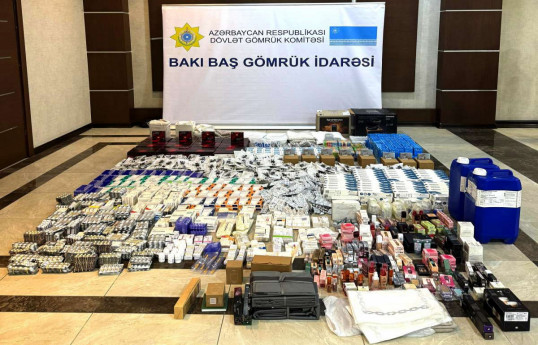 Azerbaijan customs seize undeclared goods from truck arriving from Türkiye