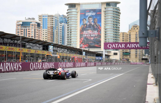 Second practice session held at Azerbaijan Formula 1 Grand Prix
