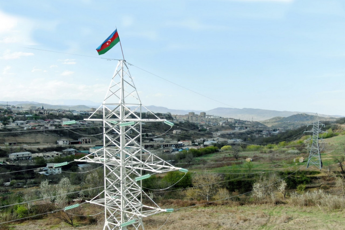Reconstruction works carried out in energy sector in Khankendi, Khojaly, Aghdara and Khojavand