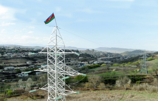 Reconstruction works carried out in energy sector in Khankendi, Khojaly, Aghdara and Khojavand