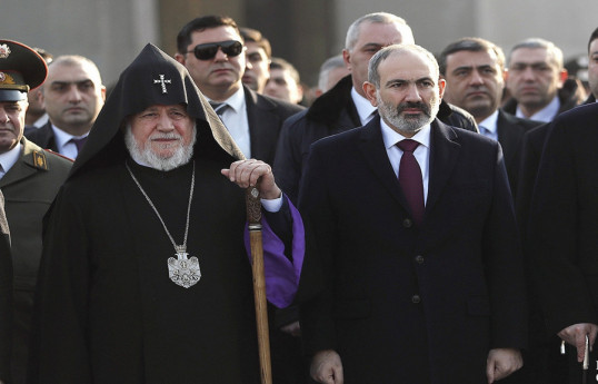 Pashinyan again warns Garegin II: Sooner you leave, it is better