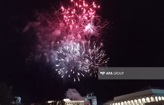 Khankendi City Day ends with fireworks -PHOTO 