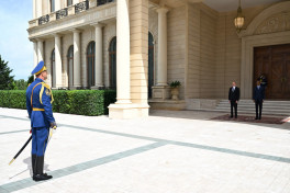 Official welcome ceremony was held for President of Rwanda