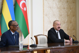 Documents signed between Azerbaijan and Rwanda exchanged, Presidents made press statements-UPDATED 