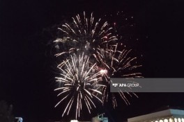 Khankendi City Day ends with fireworks -PHOTO 