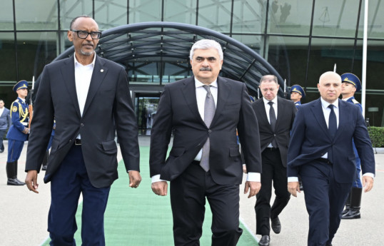 Rwandan President's visit to Azerbaijan ends