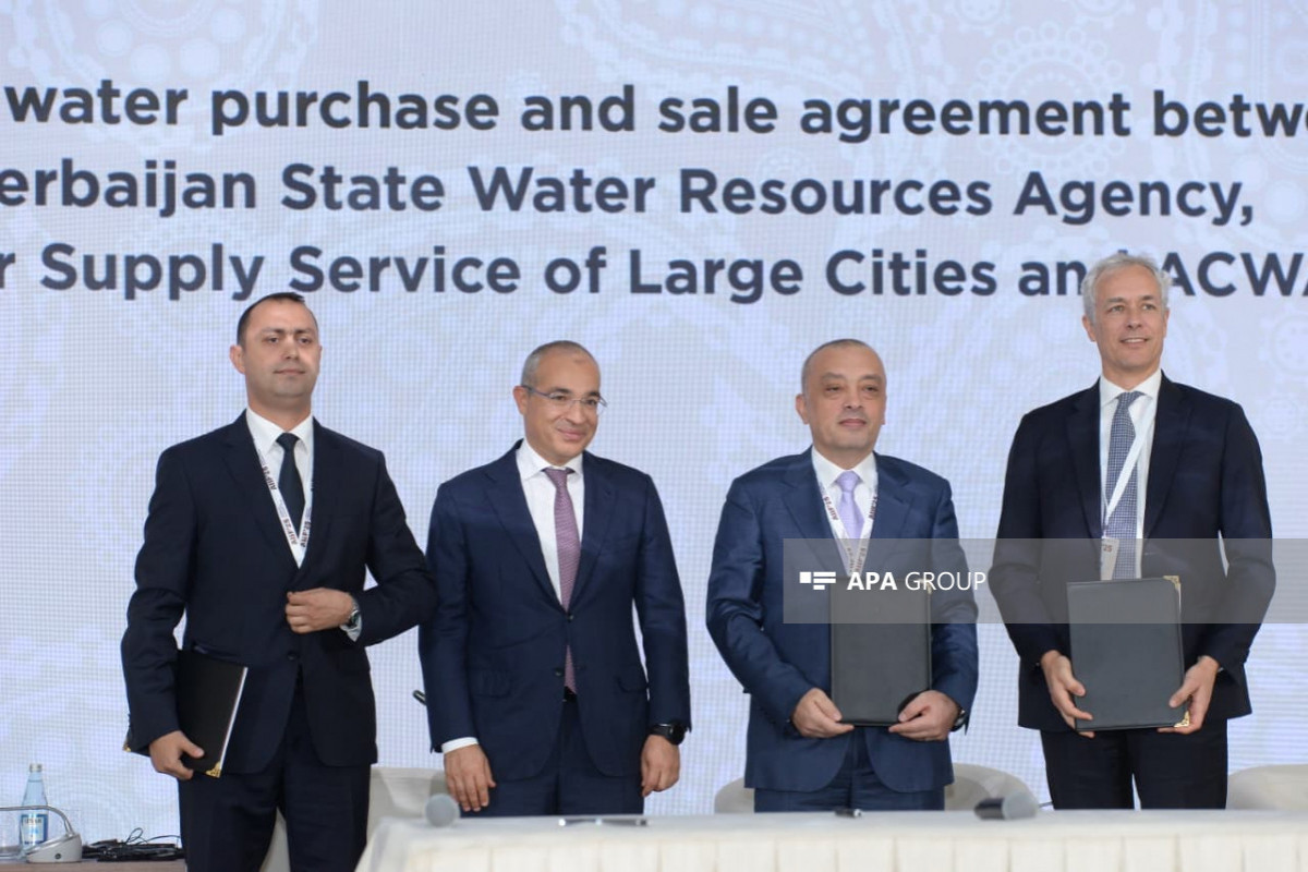 PPP agreement signed for Caspian Sea desalination plant construction -PHOTO 