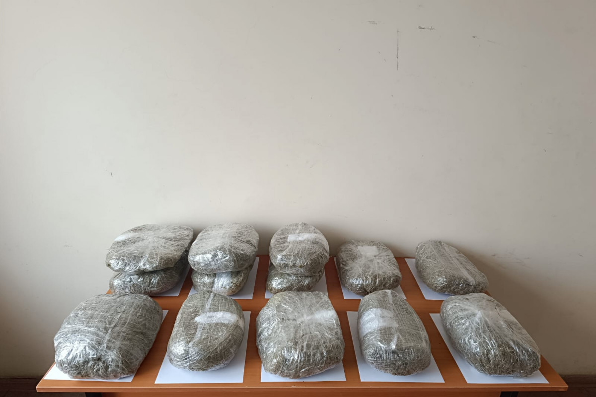 Azerbaijan prevents smuggling of 13.6 kg of marijuana from Iran-PHOTO 