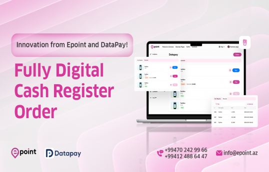 Fully digital cash register ordering — A new solution by Epoint & DataPay!